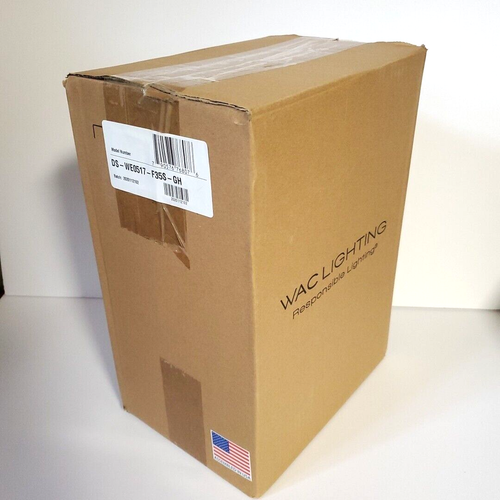 Graphite WAC Lighting Tube Architectural 5" LED Wall Mount Flood Beam 3500K NEW - Picture 5 of 6