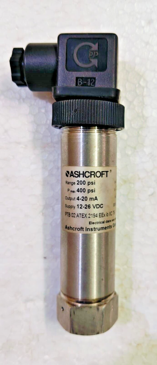 ASHCROFT KXD PRESSURE TRANSDUCER | eBay