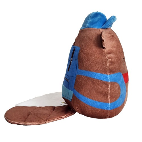 Squishmallows Chip The Beaver Plush Stuffed Animal Kellytoy 8" Brown Sewn Eyes - Picture 3 of 12
