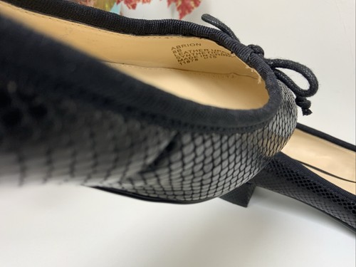 Designer Ralph Lauren Black Lizard Leather Heel Pumps UK6 EU39 BNWOB RRP £100 - Picture 10 of 11