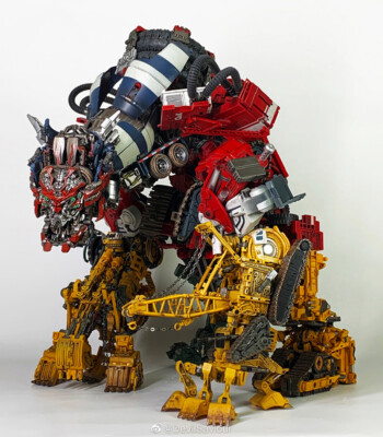 中古 Devil Saviour DS-03 Compresor Transformable Toys Devastator Devil Saviour Ds-03 Overload