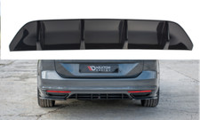 CUP Diffusor Ansatz SCHWARZ für VW Passat B8 3G R Line Heckansatz Heckschürze