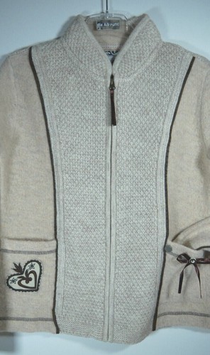 Trachten-Strickjacke Damen in beige von Fuchs Trachtenmode Gr.40 - Bild 3 von 5