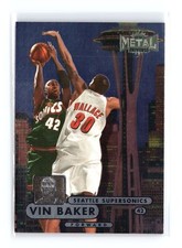1997  Metal Universe Championship #6 Vin Baker   Seattle SuperSonics NBA