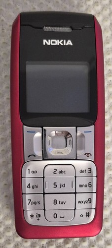Retro Nokia 2310 rot/silber Handy - ungetestet