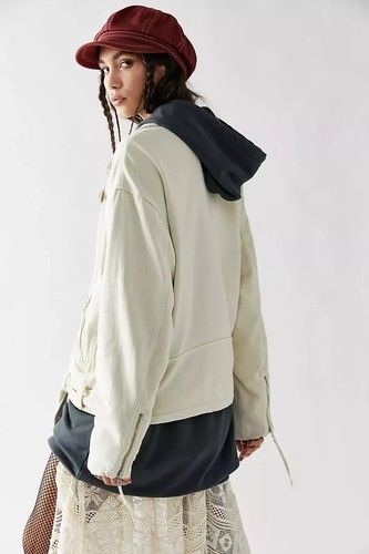 272681 Free People We The Free Rebel Chaqueta Moto Tejida Top Talla Grande M Nueva - Imagen 4 de 8