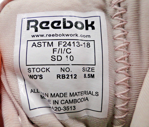Reebok Women's Sublite Legend Work Composite Toe Work Shoes - RB212 - Size 8.5M - Picture 8 of 9