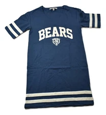 Junk Food Womens Chicago Bears V-Neck Half Sleeve Dress New 