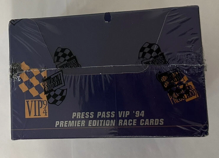 1994 Press Pass VIP Racing Hobby Box Factory Sealed Earnhardt 24 Pack - Image 2 of 4