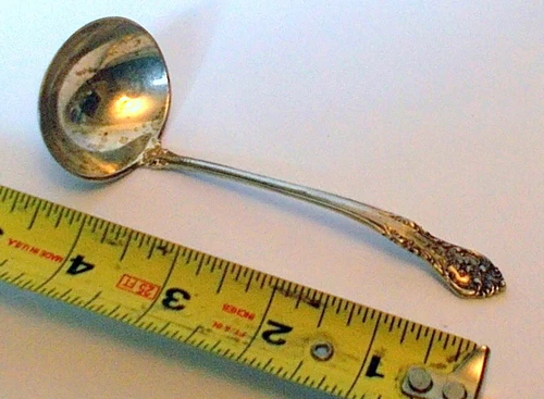 GORHAM STERLING SILVER KING EDWARD LADLE Spoon Flatware BOTANICA:L