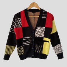 FUN & FUN Kids Multicolored Knit Button Cardigan EU40 ($110)