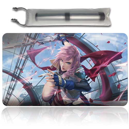 Mlikemat Tappetino Da Gioco Per Carte Collezionabili Con Scritta "Labrynth Of The Silver Castle CCG TCG Borsa Inclusa (ZD014-251-A - Foto 5