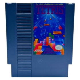 Cartucho de juego Tetris (Nintendo NES) aut&eacute;ntico probado con manual