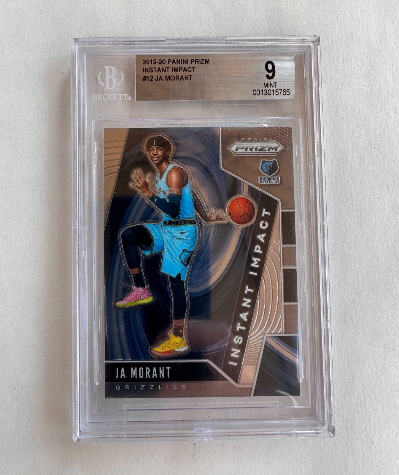 Ja Morant 2019-20 Panini Prizm Instant Impact #12 BGS 9 MINT