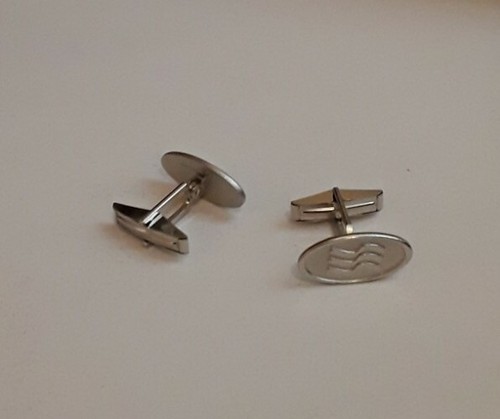 Gemelos WAVE de plata de ley ¡una gran idea de regalo! - Imagen 3 de 3