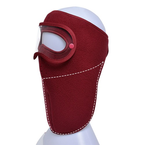 Winter Balaclava Face Mask With Anti-Fog Goggles Fleece Warm Windproof Skull Cap - Picture 25 of 38
