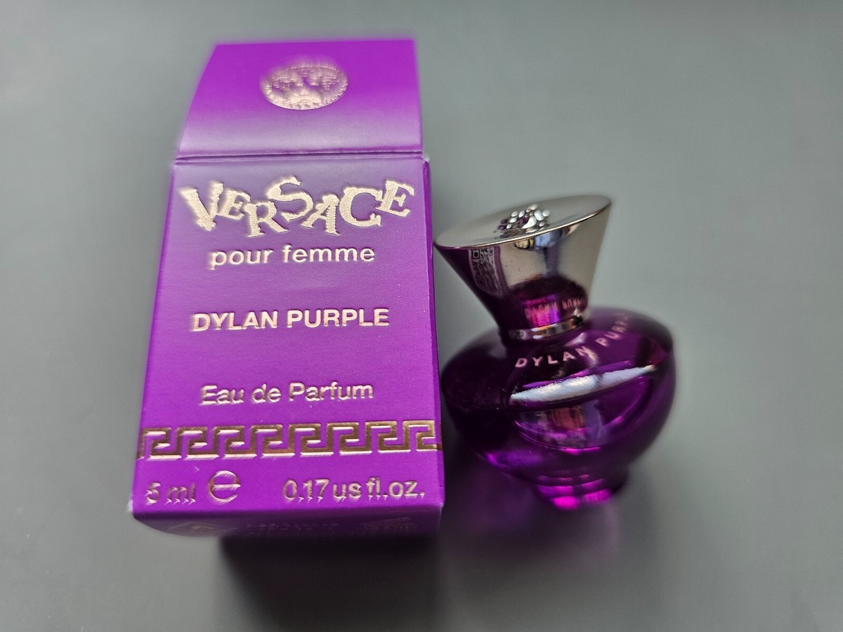 Versace Dylan Purple Pour Femme EDP Splash .17oz 5mL Mini