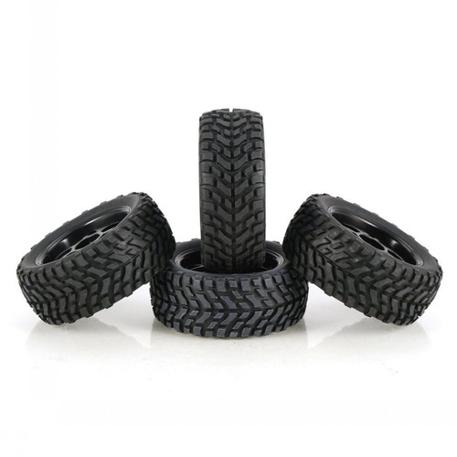 4Pcs 75mm Wheel Tires for Wltoys 144001 Tamiya HSP 1/16 Off Road Buggy RC Car a - Picture 5 of 11