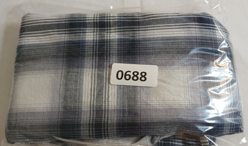 Columbia Button Down Hemd Herren XL blau kariert Baumwolle Kurzarm Fronttasche - Bild 11 von 11