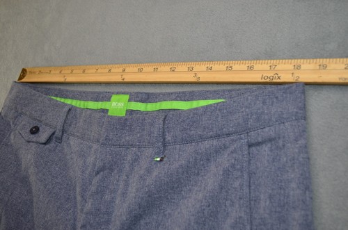 Hugo Boss Green Label Hivos Pro Golf Trouser Pants Blueish Gray Size 38 R x 31 - Picture 4 of 15