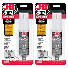 J-B Weld 6 Min Set Epoxy Kwikweld High Strength Waterproof 2 Pk Dark Grey 501762