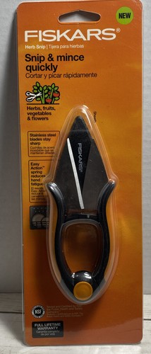 Fiskars Stainless Steel Herb & Floral Snips New In Package