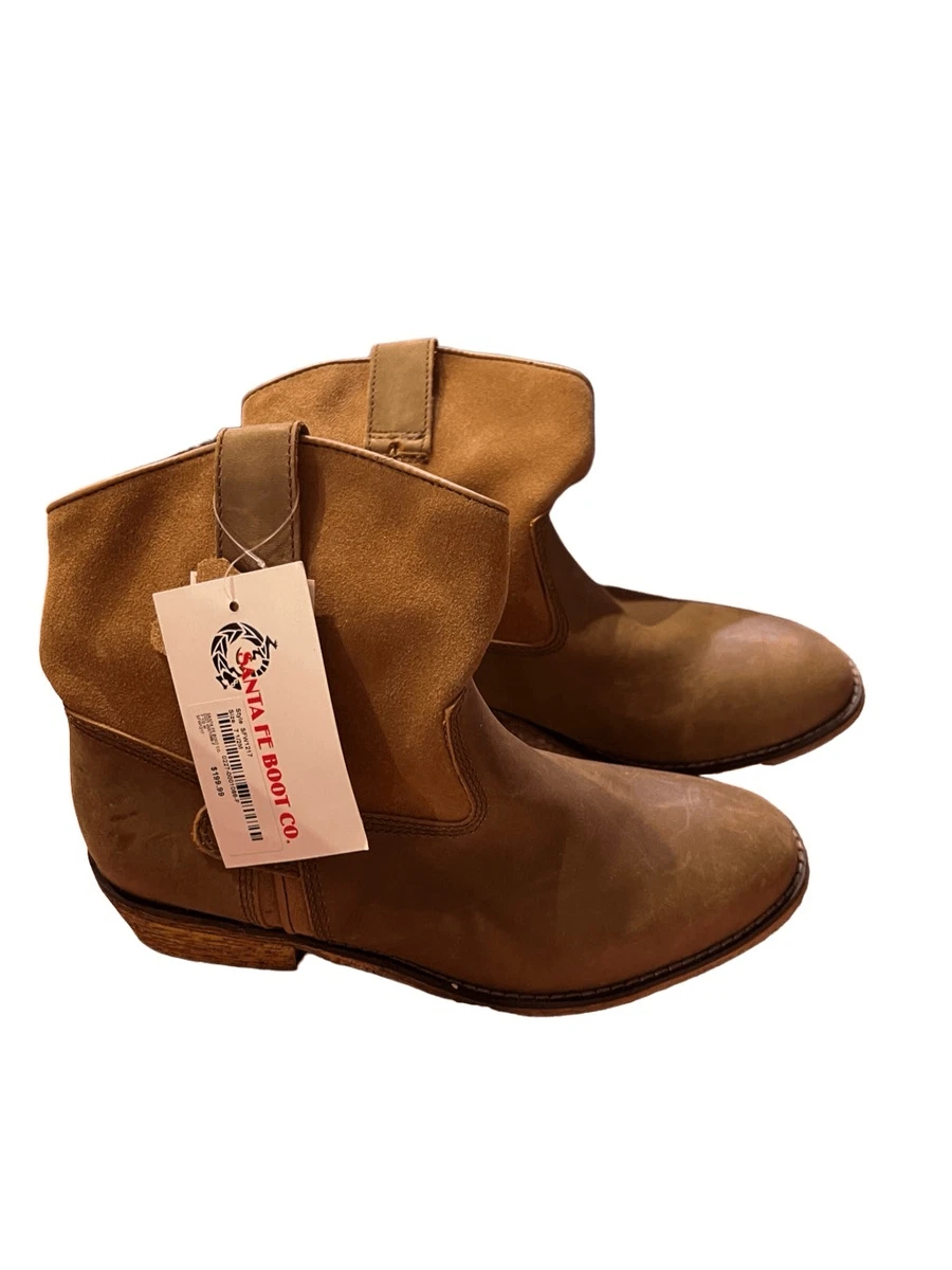 Santa Fe Boot Co brown strappy leather western ankle boots women size 7.5. Santa Fe Boot Co. Products for Sale up to 90% Off Retail  main image 3