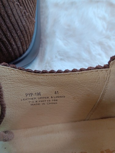 Alegria Pyper Capt Women EU Size 41 Brown Corduroy Comfort Shoes Casual Lace Up - Picture 9 of 10
