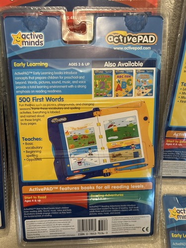 Lot Of 7 Active Minds Active Pad Book Packs & Cartridges Still Sealed NIP Learn - Picture 13 of 15