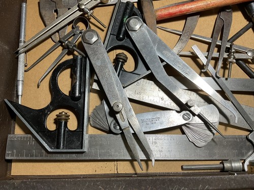 “Junk Drawer” Tool Lot - Starrett General Goodell Etc - Machinist Maker Measure - Picture 9 of 15
