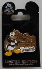 Disney Pin DLR C M Pin of the Month Haunted Mansion Donald Duck Pin LE1500