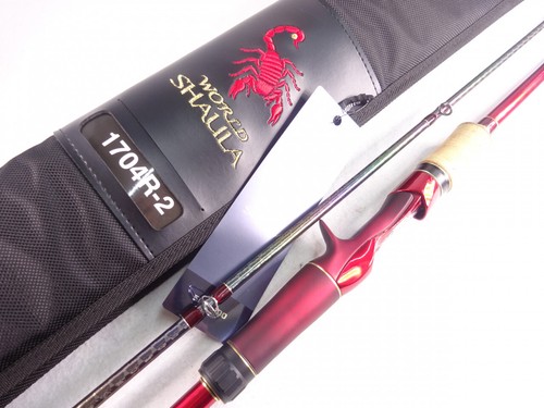 Shimano 18 World Shaula 1704R-2 Bass Bait casting rod Stylish anglers Japan
