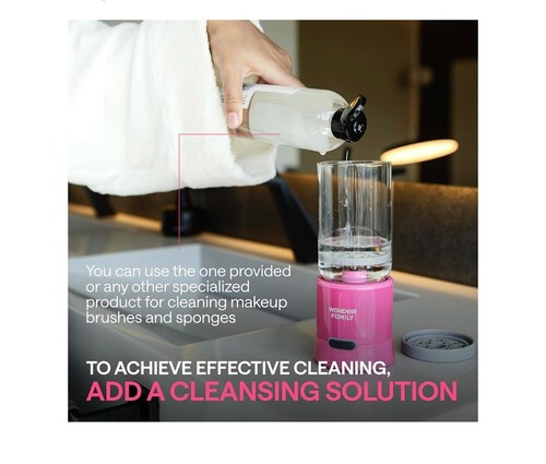 2-in-1 Electric Makeup Brush Cleaner Machine - Clean and Dry Makeup Brushes - Picture 3 of 4
