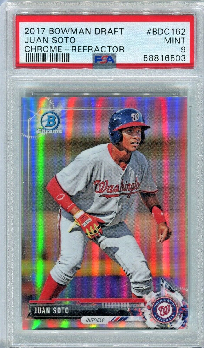 スポーツ選手 MLB 2017 JUAN SOTO CHROME ref Juan Soto Baseball 2017 Season Sports Trading Cards
