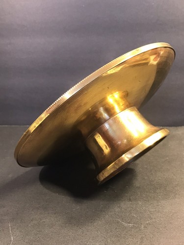 Antique Bronze And Enamel Tazza/ Art Nouveau/France C.1925/ Hand Painted& Enamel - Picture 9 of 10