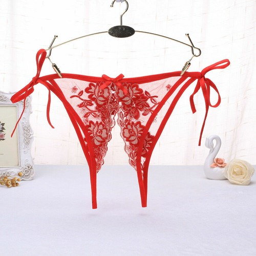 ☆USA☆ Sexy Women Lace Thong G-string Panties Lingerie Underwear Crotchles T-back - Picture 22 of 26