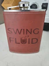 Swing Fluid 8 Oz. Hip Flask For Golfers Fun Golf Gift For The Bar