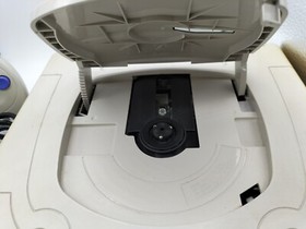 Sega Saturn Console HST-3220 White Model System Controller Tested Japan NTSC-J