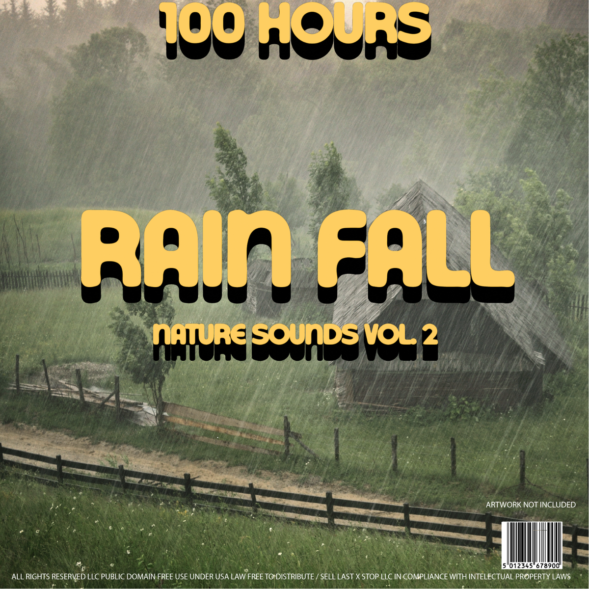 RAIN SOUNDS 100 Hours Natures Sound | Sleep Relaxing ASMR | Buy 2 