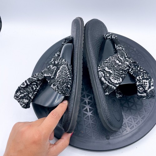 Sanuk Yoga Sling 2 Snake Flip Flops Damenschuhe Größe 7 - Bild 5 von 9