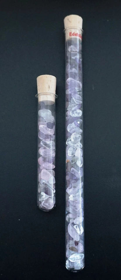 Edelstein Wasserstab Vitalisierung  Bergkristall Rosenquarz Amethyst - Bild 2 von 4