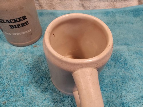 Birra tedesca vintage collezione Stein - smaltata sale - tazze con corona HB - Foto 7 di 11
