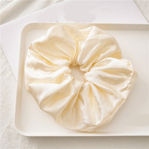 Women's Girl Silky Satin Hair Rope Elastic Hair Bands Scrunchies Ponytail Holder - Picture 40 of 45