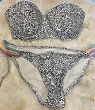 Vintage Body Glove 2 Piece Bikini Swimwear Flirty Bikini Size Medium