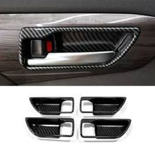 For Toyota Highlander 2020-2024 Carbon Fiber Inner Car Door Handle Bowl Trim