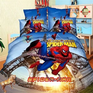 Cartoon Boys Girls Bedding Set Duvet Cover Bed Sheet Pillow Cases
