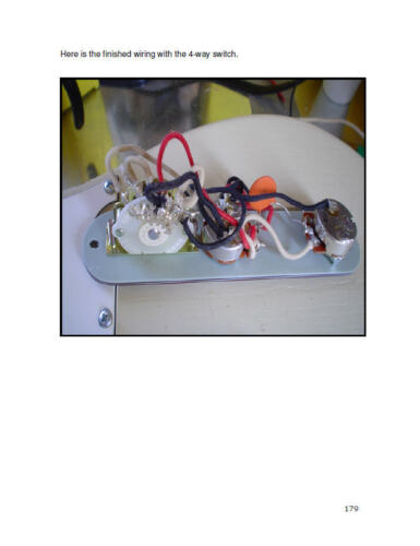 Wiring Guide Diagram for Fender Telecaster Squier Directions Instructions Ebook - Picture 8 of 12