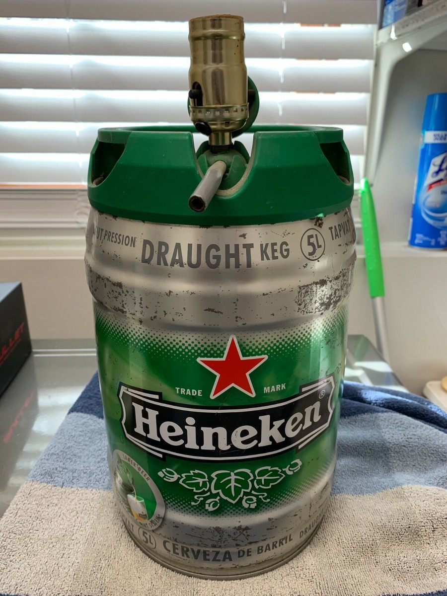 vintage HEINEKEN BEER Novelty Lamp from 5L Keg - WORKS | eBay