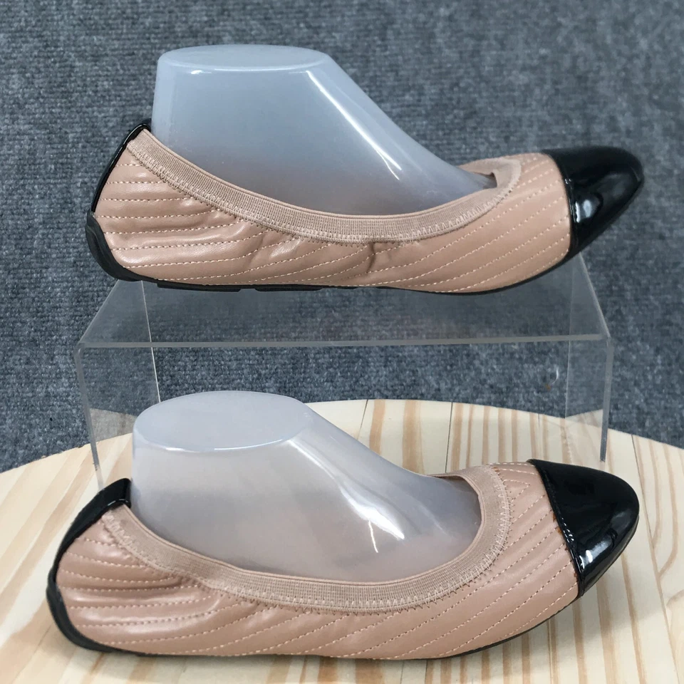 Zapatos Kelly & Katie Jóvenes 5 Jolisa Ballet Pisos Beige Imitación Cuero Comodidad Bajos Foto 2 de 4
