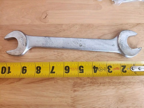 Vlchek CHROME X QUALITY * 15/16" & 1 1/16" Short Open End Wrench W3034 USA - Bild 2 von 3